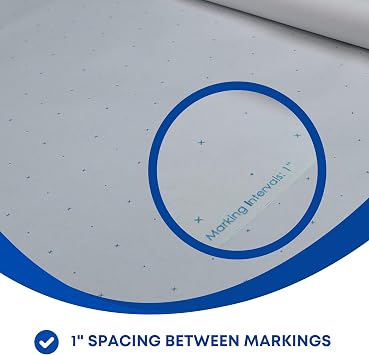 Premium Sewing Pattern Marking Paper Roll with Spot & Cross Print | 1