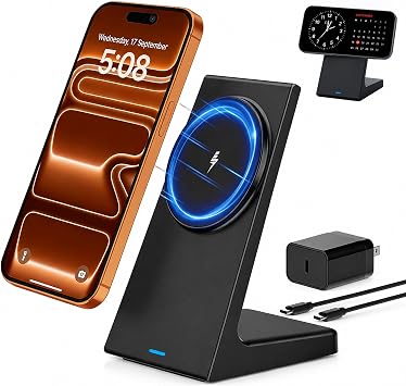 Wireless Charger for Apple Devices,Magnetic Charger for iPhone12-17