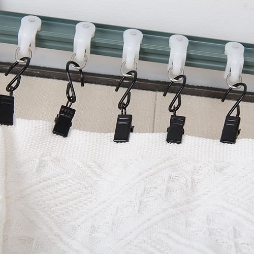 Miniatura 2 de Clip de 50 piezas para luces de toldo, clips de cortina de acero inoxidable, ganchos de cortina, ganchos de revestimiento para colgar manteles,