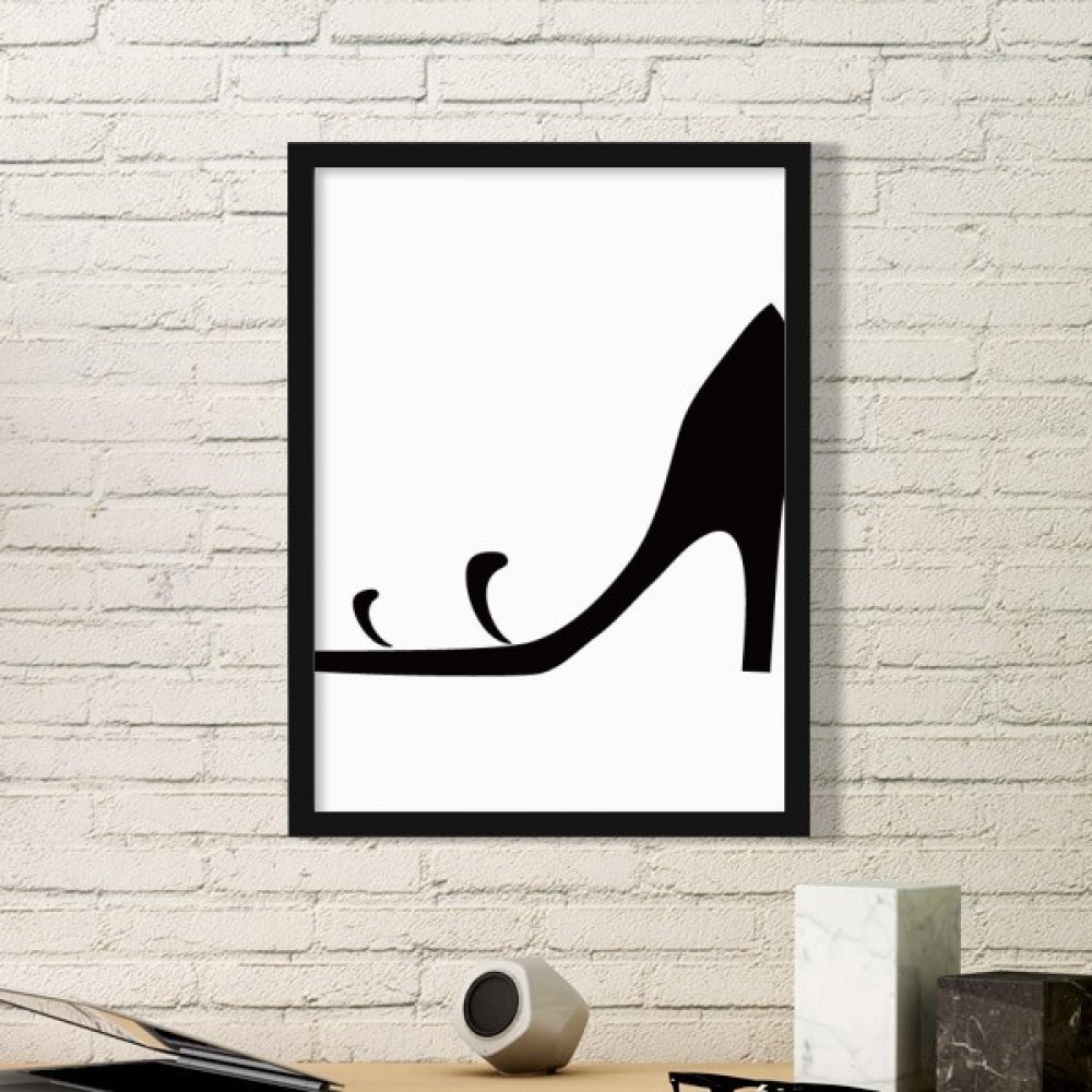 Peintures estampes talons hauts et sticker mural décoration maison noir medium