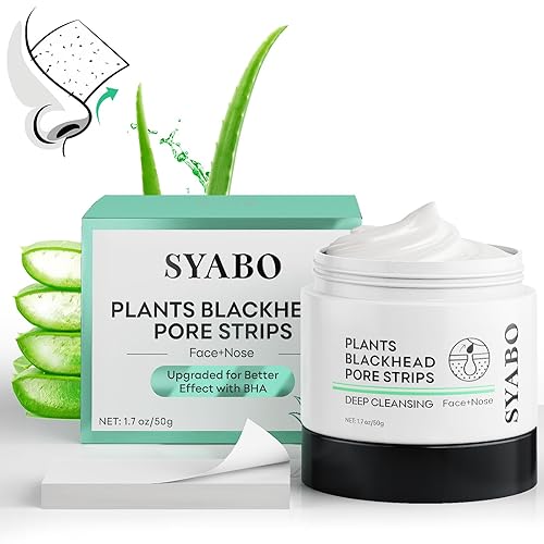 Tiras de nariz 2.0 para eliminar puntos negros, limpiador de poros mejorado, mascarilla purificadora con ácido salicílico, 100 tiras de eliminación