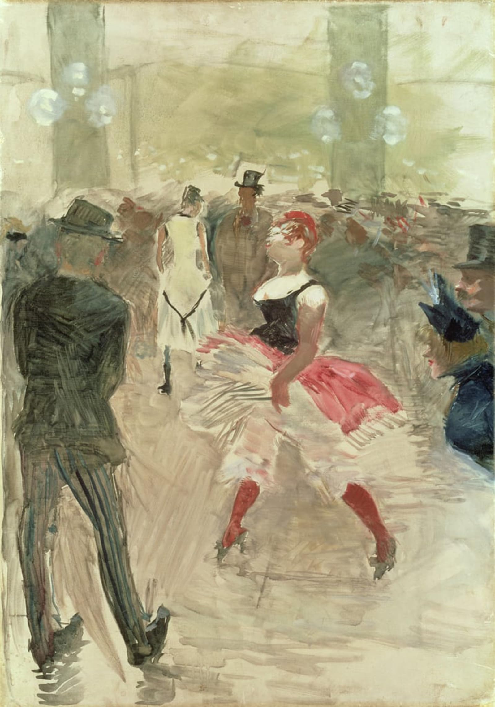 POSTERIIk Famous Print Pop Art Wall Art Graffiti At the Elysee Montmartre by Henri De Toulouse Lautrec Art Prints for Home Decor 60x90cm
