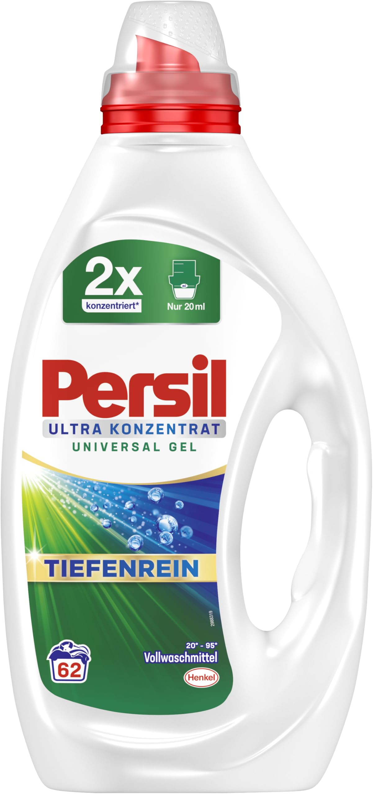 Persil Detersivo liquido universale (124 lavaggi), altamente concentrato, ultra concentrato, per la rimozione delle macchie con tecnologia Deep Clean-Plus