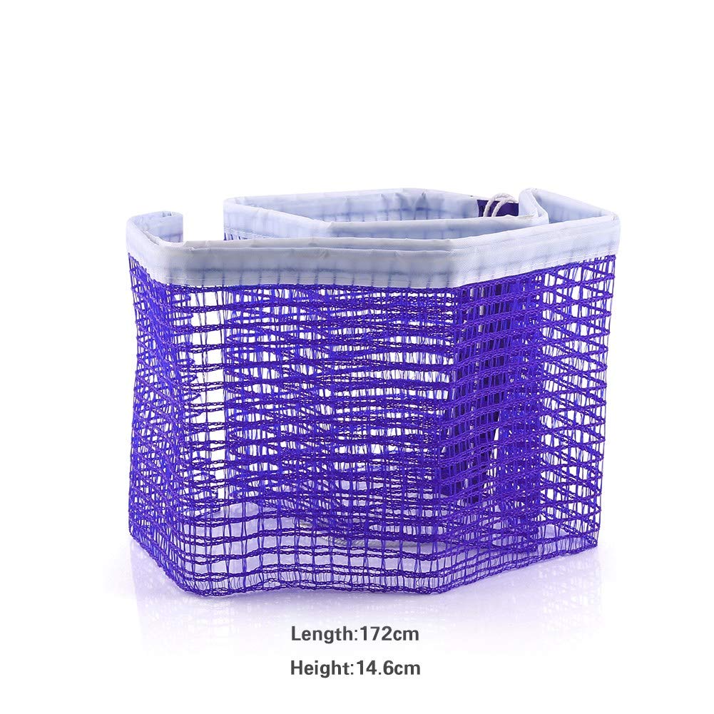 equlup Pingpong Table Net, 67.7 X 5.7 Blue 1.72m Portable Nylon PingPong Table Tennis Net Replacement for Outdoor Indoor Sport