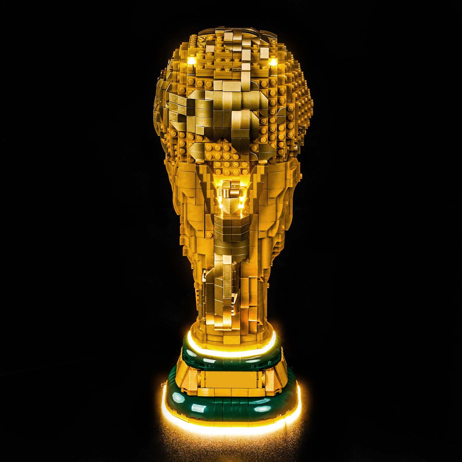LocoLee Licht Kompatibel mit Lego Offizieller Pokal der FIFA Fußball-Weltmeisterschaft (Kein - Lego-Set) Dekorative Beleuchtung Set Compatible with Lego 43020 FIFA World Cup Official Trophy