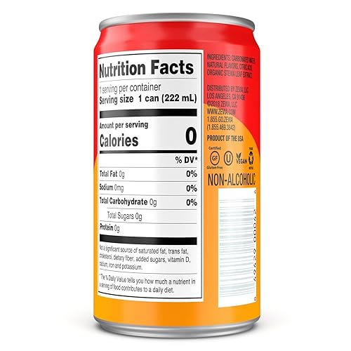 Miniatura 2 de Zevia Cerveza de jengibre cero calorías o azúcar endulzada naturalmente con extracto de hoja de stevia una batidora perfecta de bebidas 75 onzas