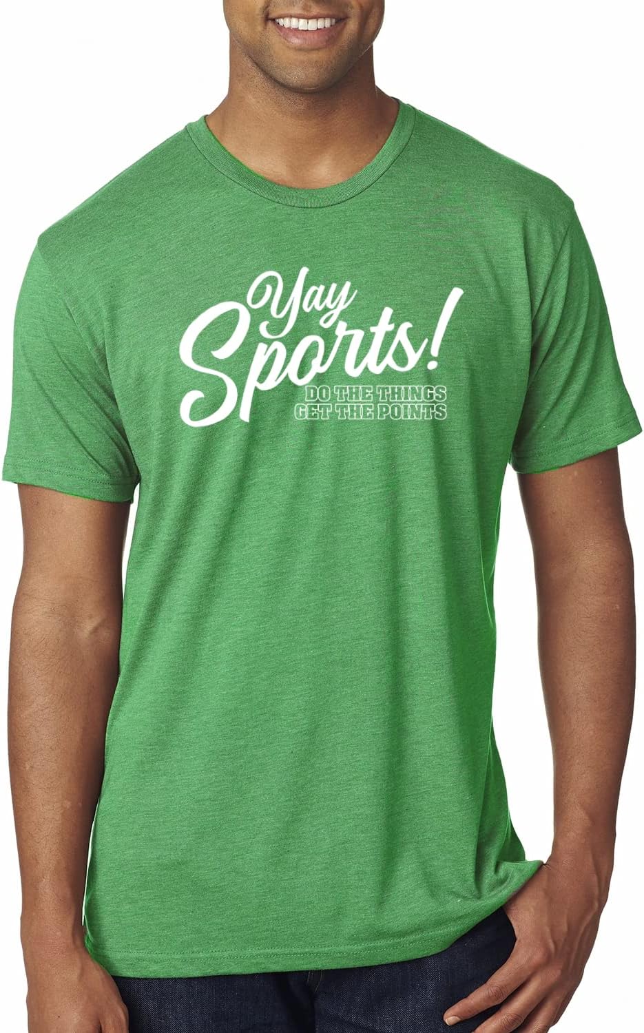 Dad Father Sports Fan Yay Team Sports-Loving Father's Day Mens Premium Tri Blend T-Shirt