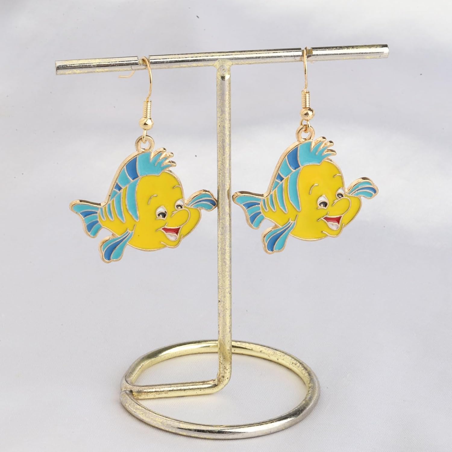 AKTAP Movie Inspired Fl-der Earrings: Hypoallergenic Metal Stud Earrings - Cartoon Fish Fans Gifts Ocean Themed Jewelry - Image 5