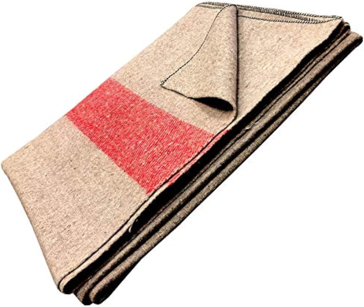 Vintage Style Camp Blanket - Cream - 60"x80"