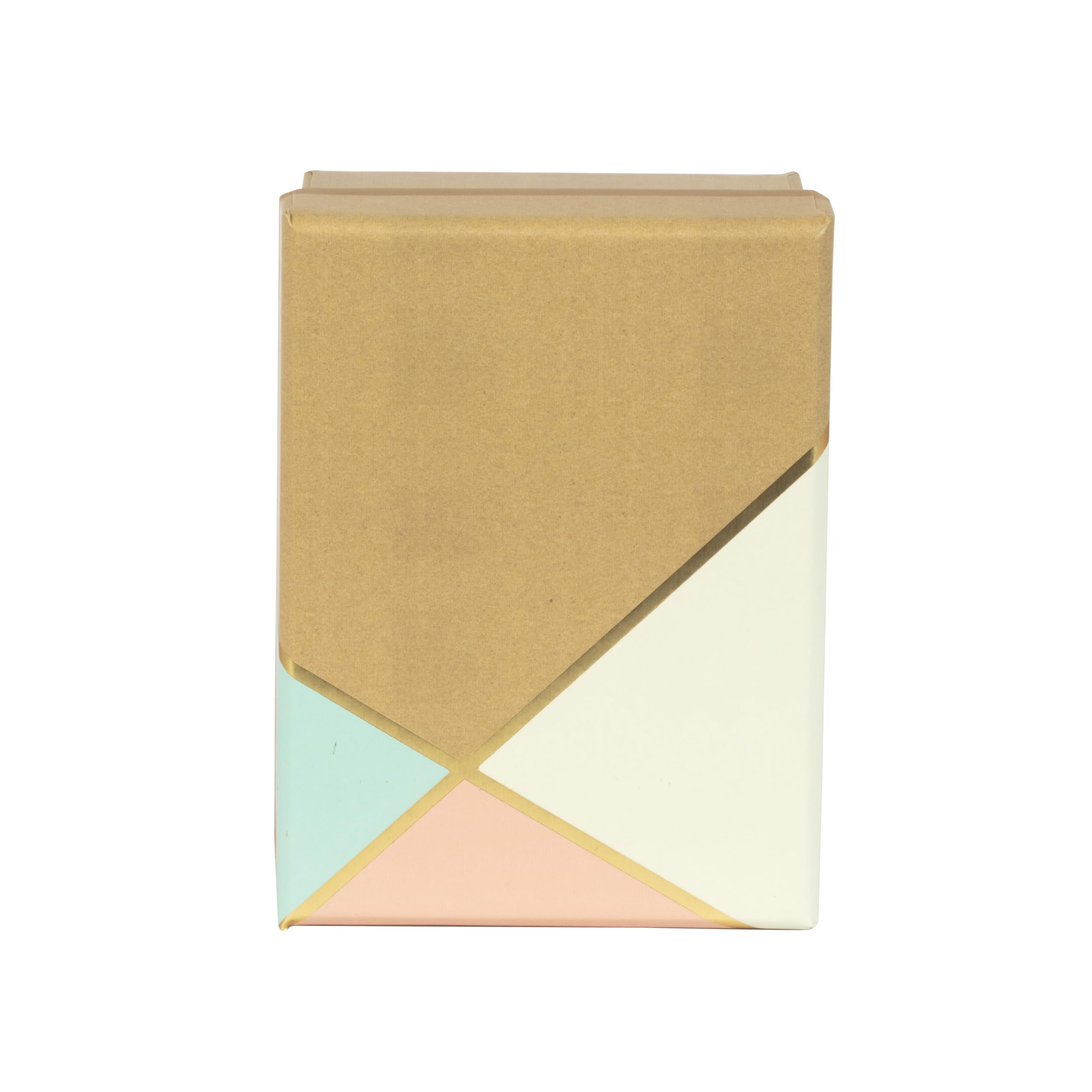 Eurowrap K-29055-BXC - Un Lot De 12 Mini Boites Assorties En Carton - Motif : Aspect Kraft, Pantère, Géométrique, Rose/Or/Bleu Pastel - Idéal Pour : Boite à Bijoux, Boite Cadeau