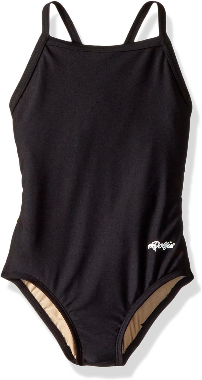 Dolfin Team Solid V-2 Back Girls 22-28