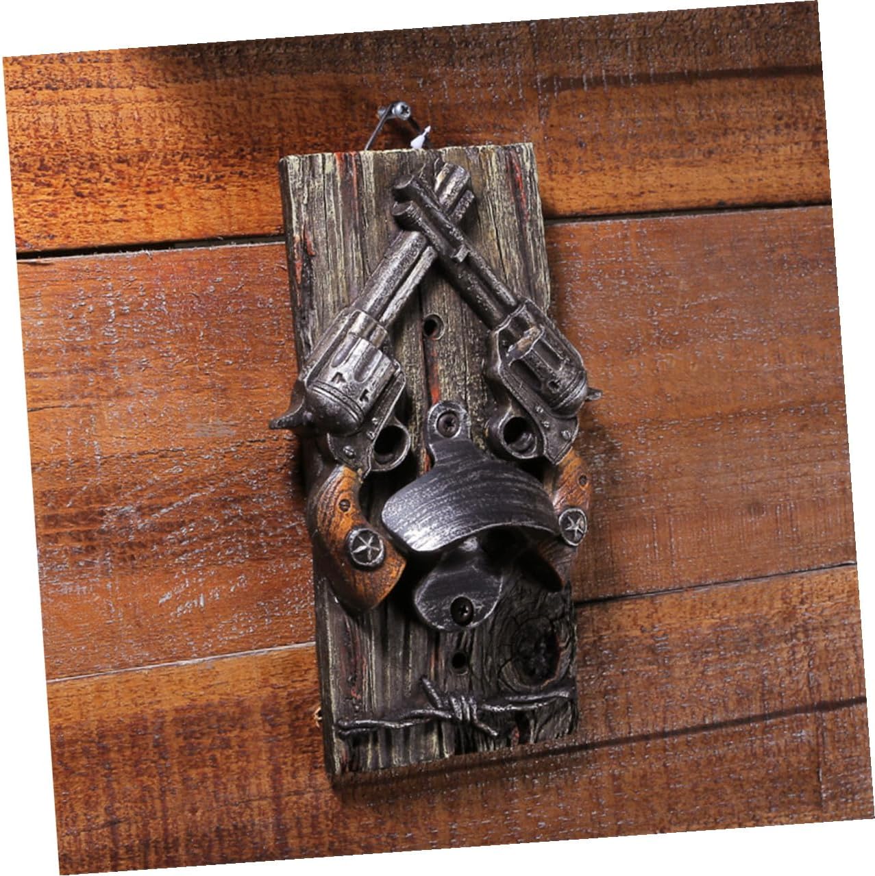 Resin Beer Bottle Opener Hanging Decorative Bar Tool Creative Retro Funny Beer Opener for Home and Bar Use