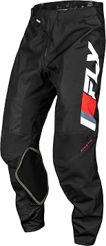 Fly Racing 377-43218 Youth Kinetic Prix Pants Red/Grey/White Sz 18