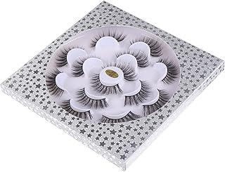 Beavorty 7 Pares Estendem Cílios Postiços Fofos Cílios Postiços Encaracolados Cílios Postiços Naturais Cílios Grossos Cílios Naturais Naturais Cílios Postiços Olhos Maquiagem Cílios