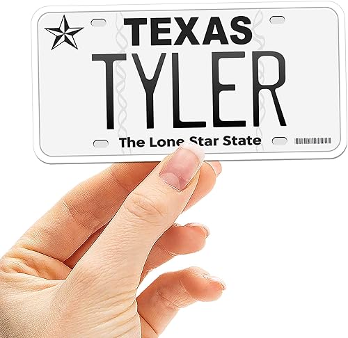 Miniatura 9 de Calcomanías de matrícula de Texas – 15 opciones de TX City – Adhesivo de parachoques de Texas para automóvil – Houston Austin Dallas San Antonio
