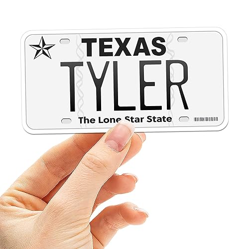 Miniatura 9 de Texas License Plate Stickers - 15 TX City Options - Texas Bumper Sticker for Car - Houston Austin Dallas San Antonio Decals for Hydroflask (Buda)