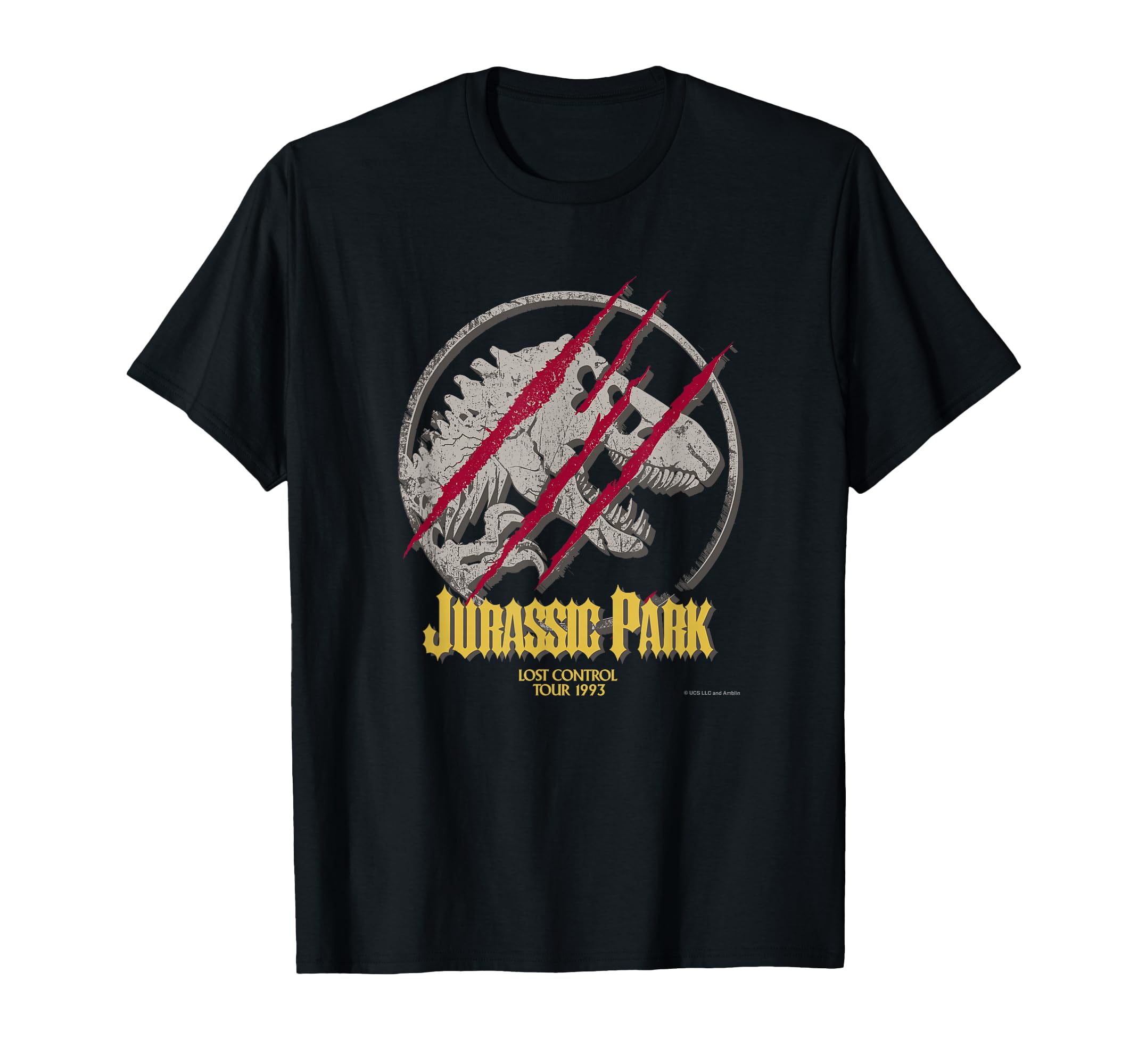 Amazon | ジュラシック・パーク ROCK(LOGO) Tシャツ | Tシャツ 