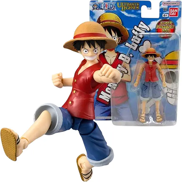 Figura de Acción Luffy One Piece Ultimate Legends - 12,5 cm con 27 Articulaciones