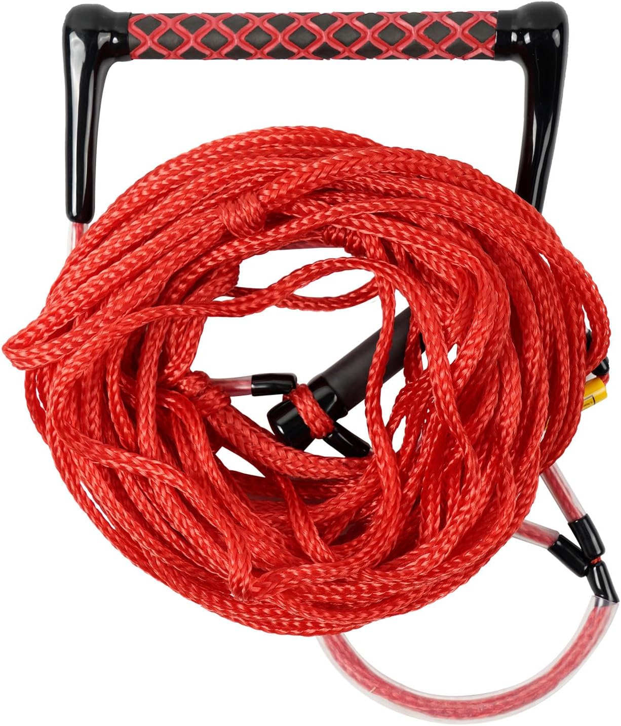 Adjustable Wake Surfs Rope with Handle Floating Watersport Boats Surfing for Kneeboarding and Wakesurfing Floating Watersport Rope for Wake Surfing