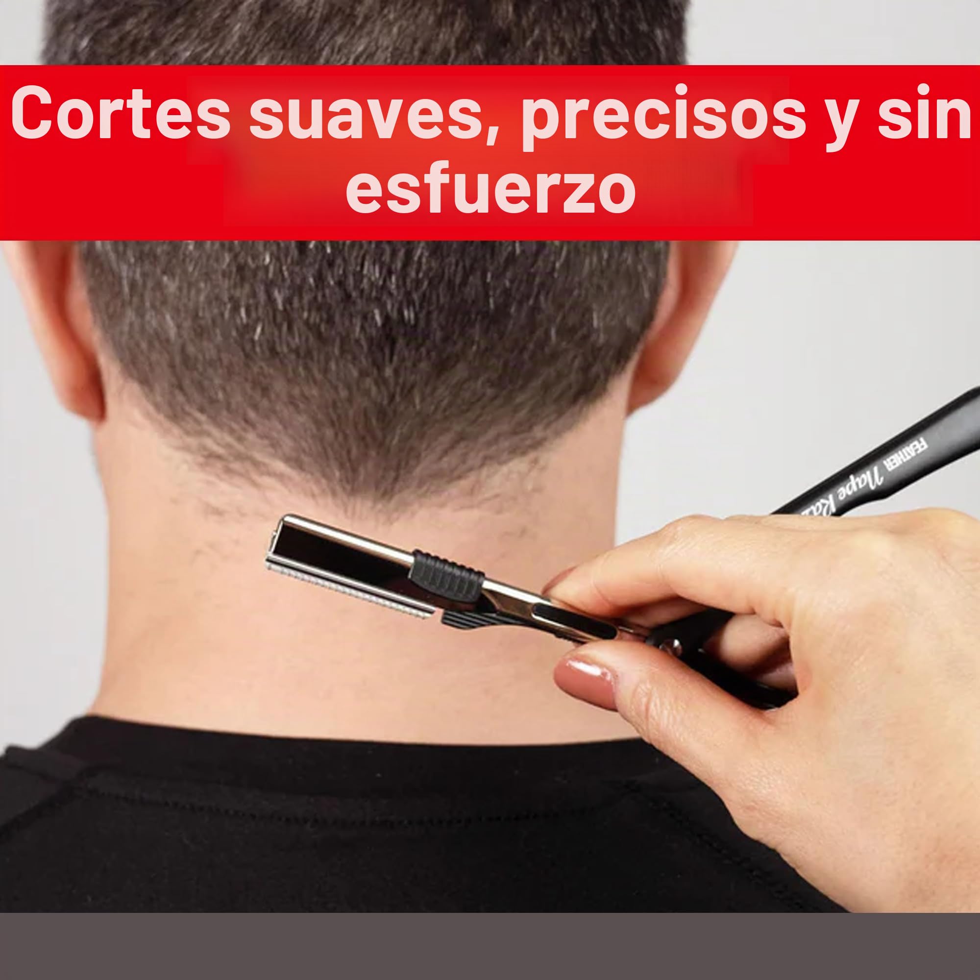 Feather Nape Razor, Estuche para navajas, cuchillas y maquinillas de afeitar - 30 gr.