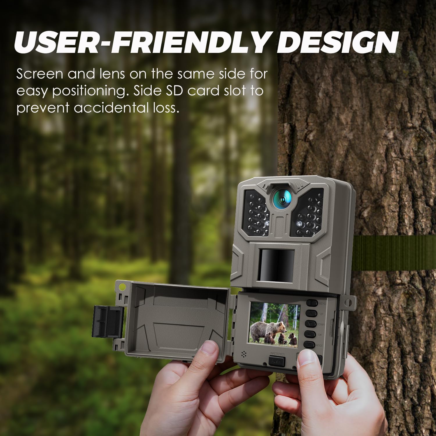 Amazon.com: CEYOMUR Trail Camera, 36MP HD Trail Cam with 850nm IR