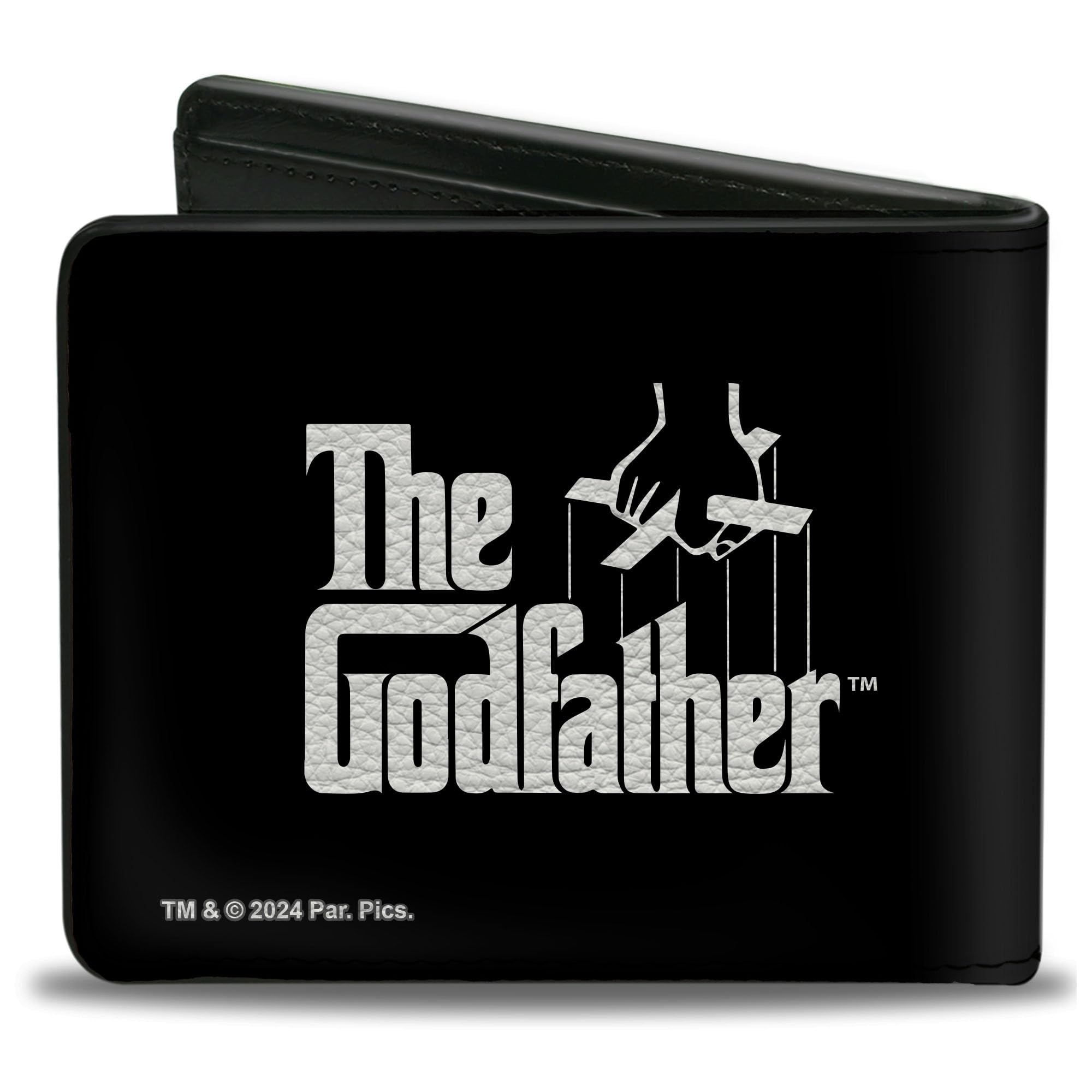 Paramount Pictures Wallet, Bifold, Godfather Vito Corleone Im Gonna Make Him an Offer Pose Black, Vegan Leather
