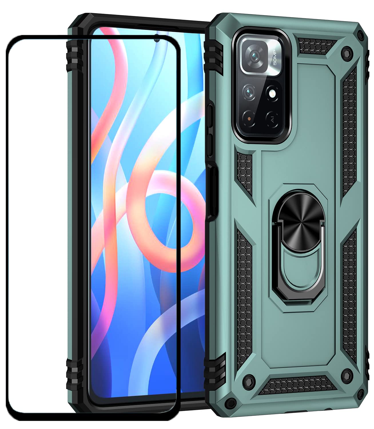 Amazon.com: WVOZWWO for Xiaomi redmi Note 11 5G/Poco M4 Pro 5G