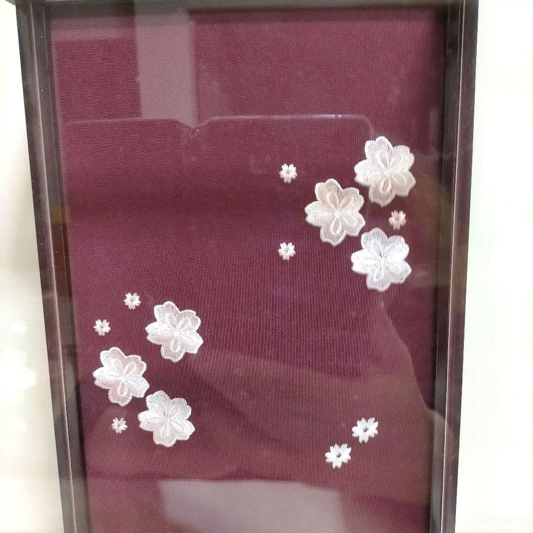 8号 羽子板 エンジ アクリルケース フラワー