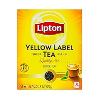 Vista 16 de Lipton Yellow Label International Blend Gift Jar Loose Black Tea Bold & Rich Flavor For Tea Lovers Jar of Joy 430g