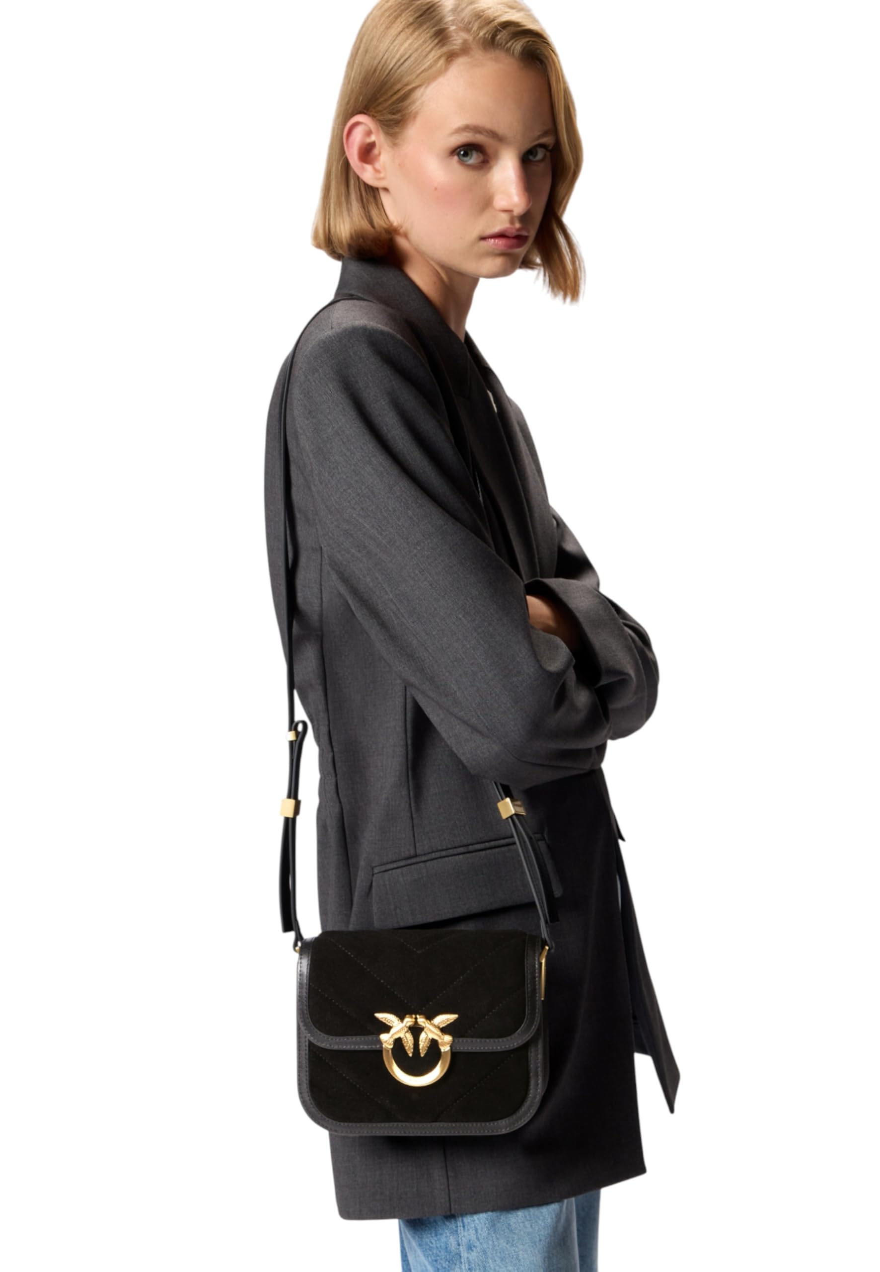 Pinko Mujer Bolso De Hombro Cuero 104297A2JH