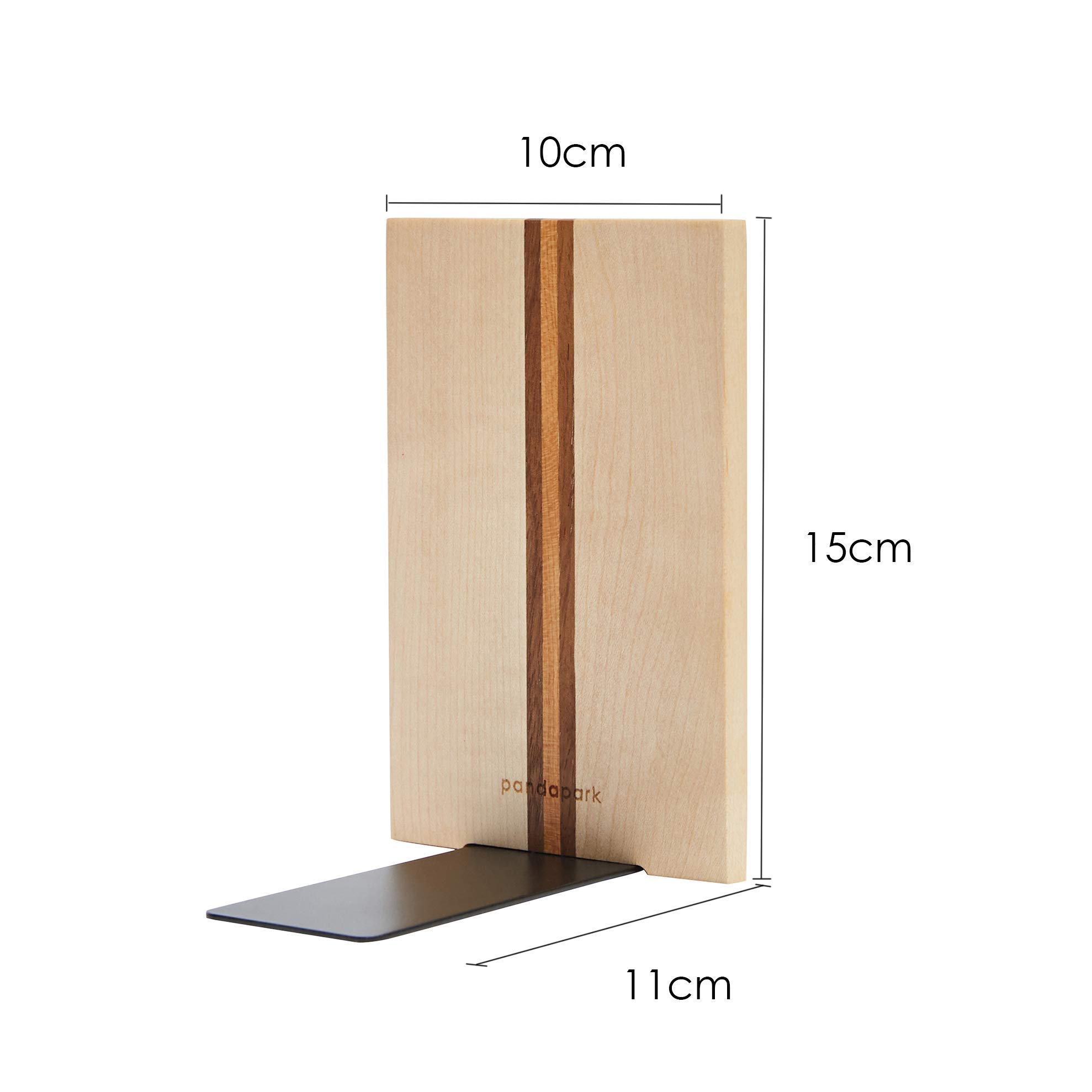 Amazon.co.jp: Pandapark 木製本立て、ビッグシックタイプ