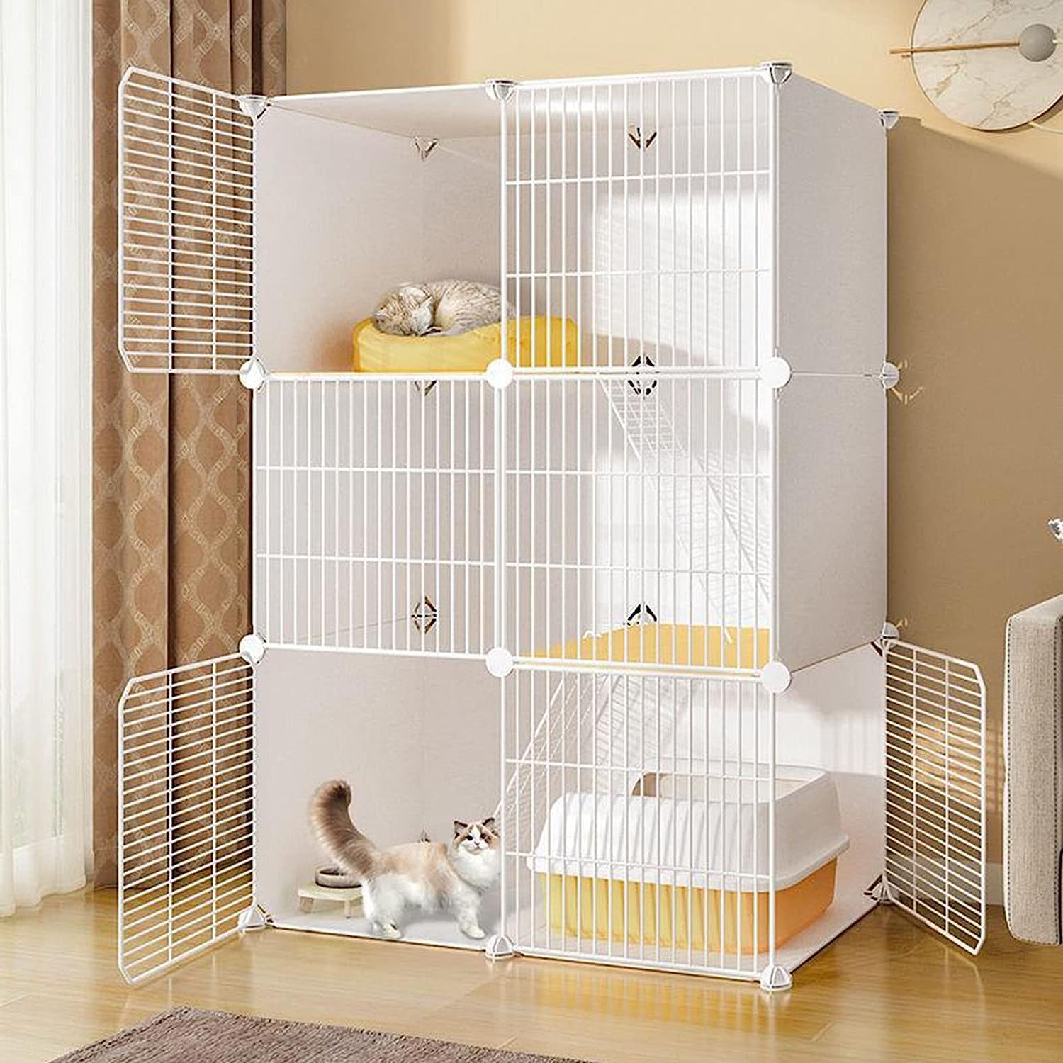 Enclos pour chat et petits animaux parc extérieur modulable bricolage