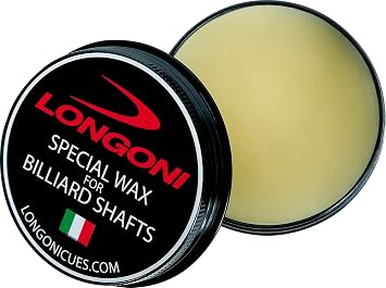 Longoni Special Wax for Wooden Pool Cue Shafts New Formula 1 oz