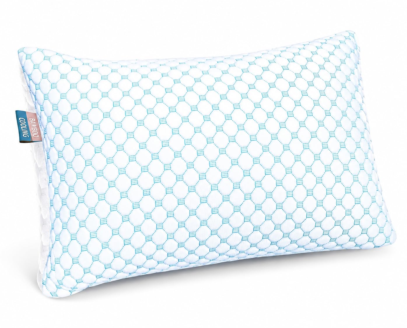 Nestl Cooling Pillows Queen Size Set of 2, Luxury Shredded Memory Foam Pillows for Sleeping 2 Pack, Adjustable Cold Gel Pillow for Hot Sleepers Supportive Cool Pillow for Side Back Stomach Sleepers