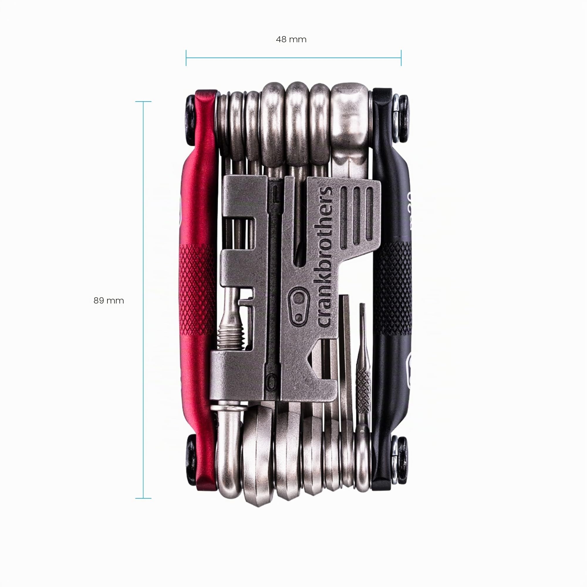 CRANK BROTHERS multiherramienta M20, negro/rojo