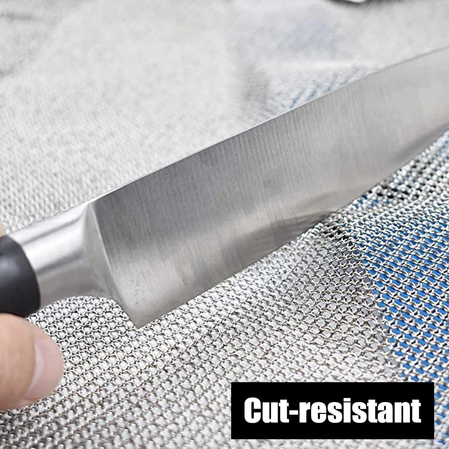 Tablier En Cotte De Mailles En Acier Inoxydable 316,Tablier Tablier En Métal Résistant Aux Coupures Et Aux Coups De Couteau,Tablier De Travail De Sécurité Pour Boucher,Facile À Nettoyer 55x60cm