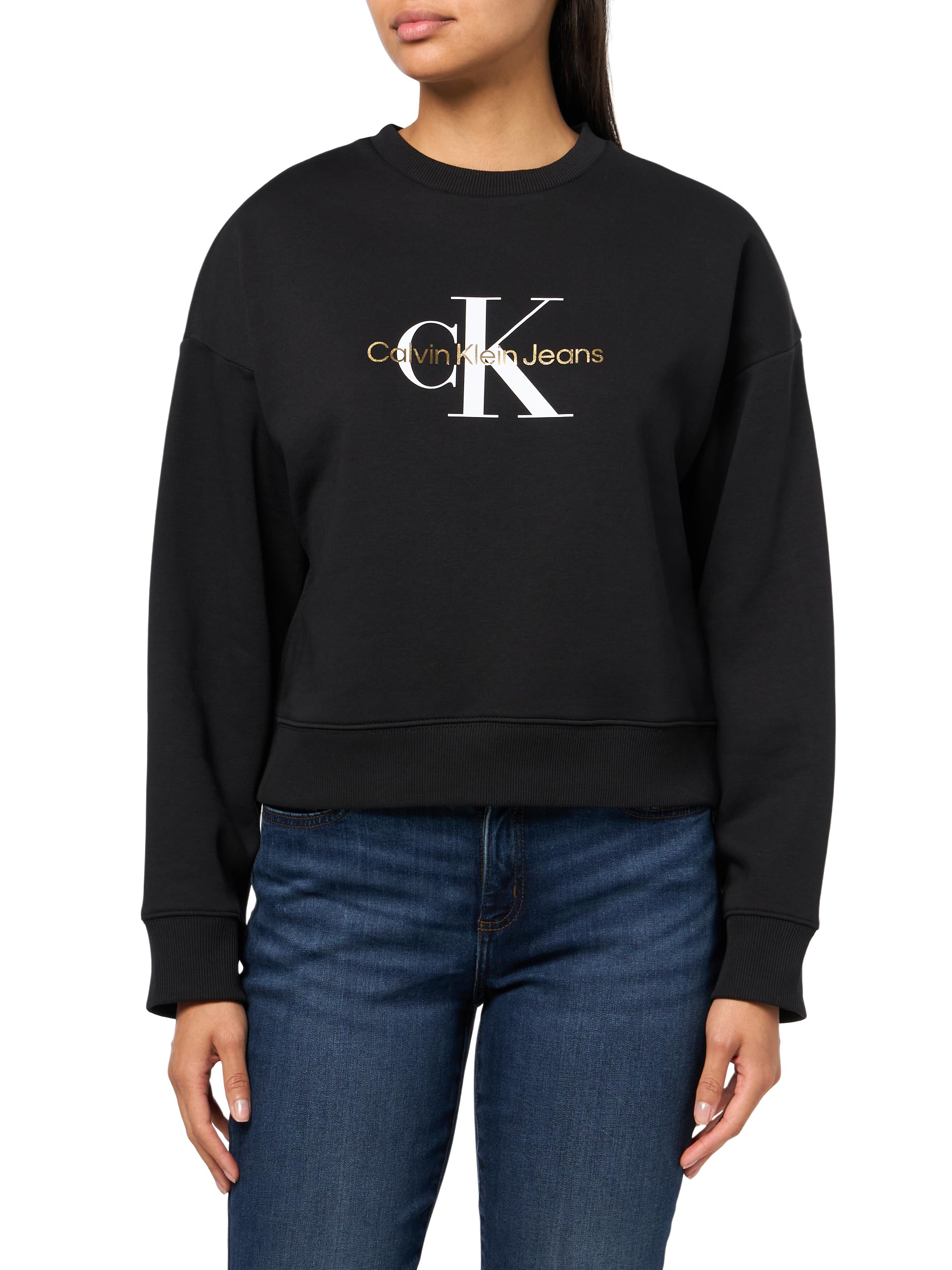 

                                                    Calvin Klein Women's Monogram Logo Crewneck Sweats