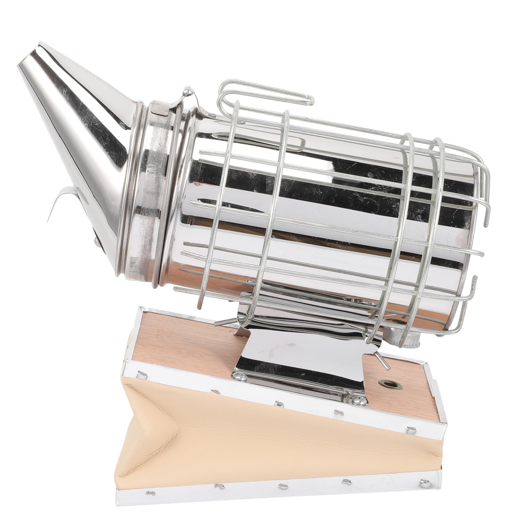 Kleiner Bienenstock Smoker aus Edelstahl mit Hitzeschild für Imker