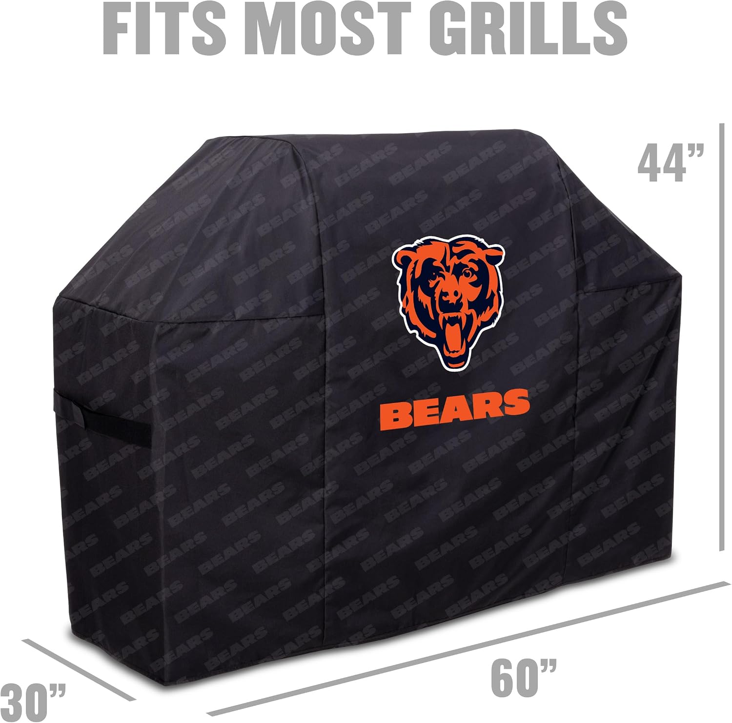 YouTheFan NFL Heavy Duty Waterproof Grill Cover – UV Resistant, Durable Polyester BBQ Cover, Weatherproof Protection for Outdoor Gas or Charcoal Grills, for Grills up to 5’ Wide