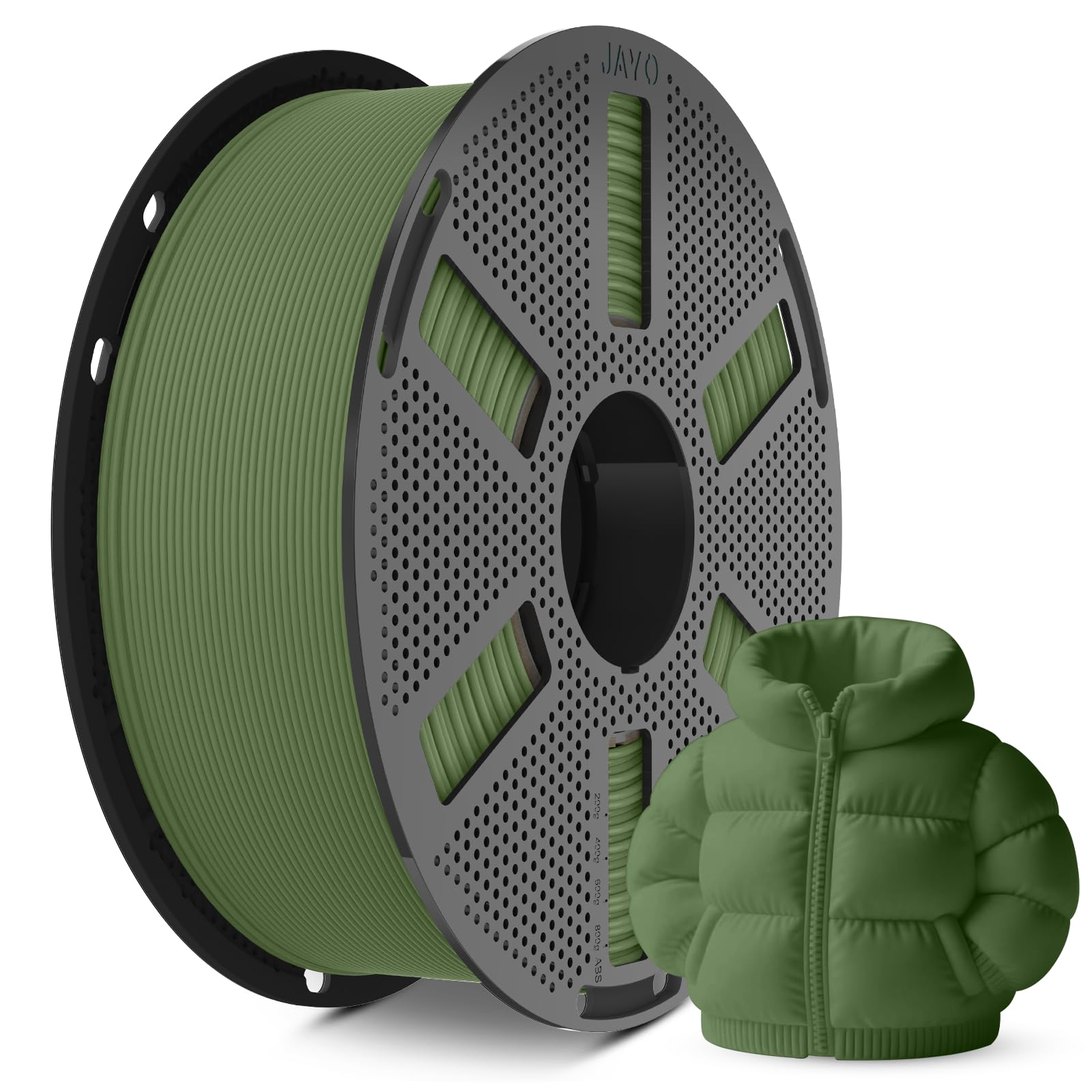 JAYO Matte PLA Filament 1.75 mm, Matte PLA 3D Drucker Filament, Maßgenauigkeit +/- 0.02 mm, Neatly Wound Filament