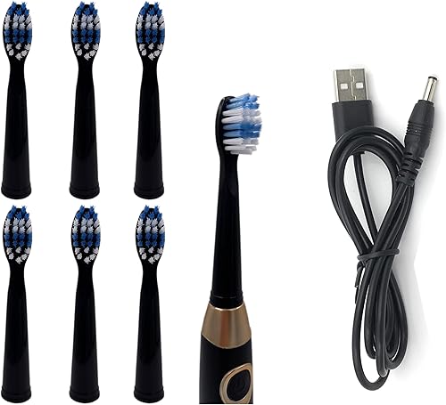 Miniatura 1 de Cable de carga de repuesto y cabezales de cepillo de dientes para Fairywill