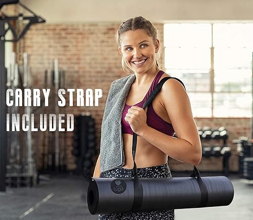 Miniatura 10 de IUGA Pro - Tapete de yoga antideslizante, rendimiento antideslizante inmejorable, respetuoso con el medio ambiente y material certificado SGS para