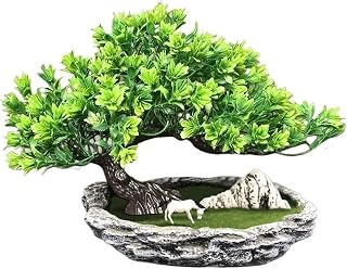 Fake Plants Fake Plants Faux Pine for Indoor Home Office Decor Fake Potted Realistic Plant Artificial Trees(Green)