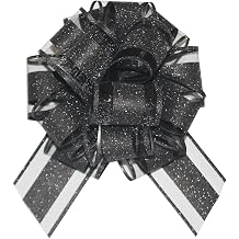 6pcs Pull Bows Wrapping Pull Bow Ribbon Pull Bows for Wedding Baskets,Pull Bows for Gift Wrapping,6 Inches Diameter Gift Bows,Gift Baskets,Birthday Party,Valentines Day