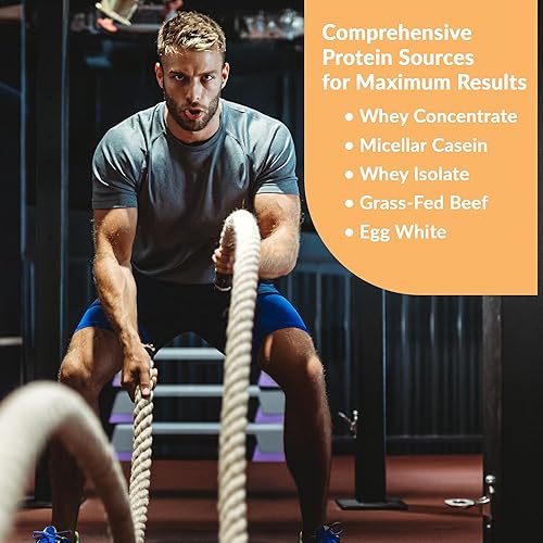 Vista 21 de Granite Nutrition Proteína en polvo – Mezcla de 5 fuentes de primera calidad (suero de leche, caseína, huevo, carne de res alimentada con pasto)