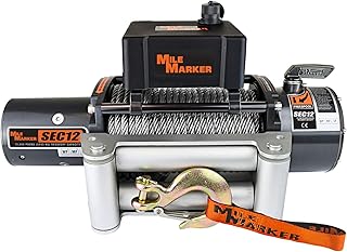 Mile Marker 76-50251BW SEC12(ES) Truck/SUV Element Sealed Electric Winch - 12,000 lb. Capacity, 1 Pack