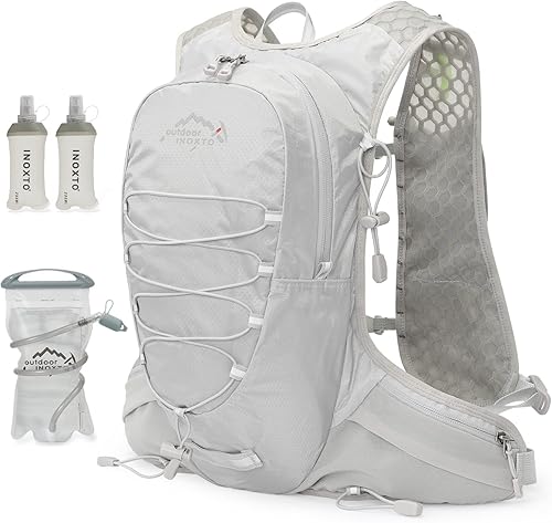 IX INOXTO Chaleco de hidratación para correr para hombres y mujeres, mochila de agua para correr, paquete de hidratación de 3 L para correr, correr,
