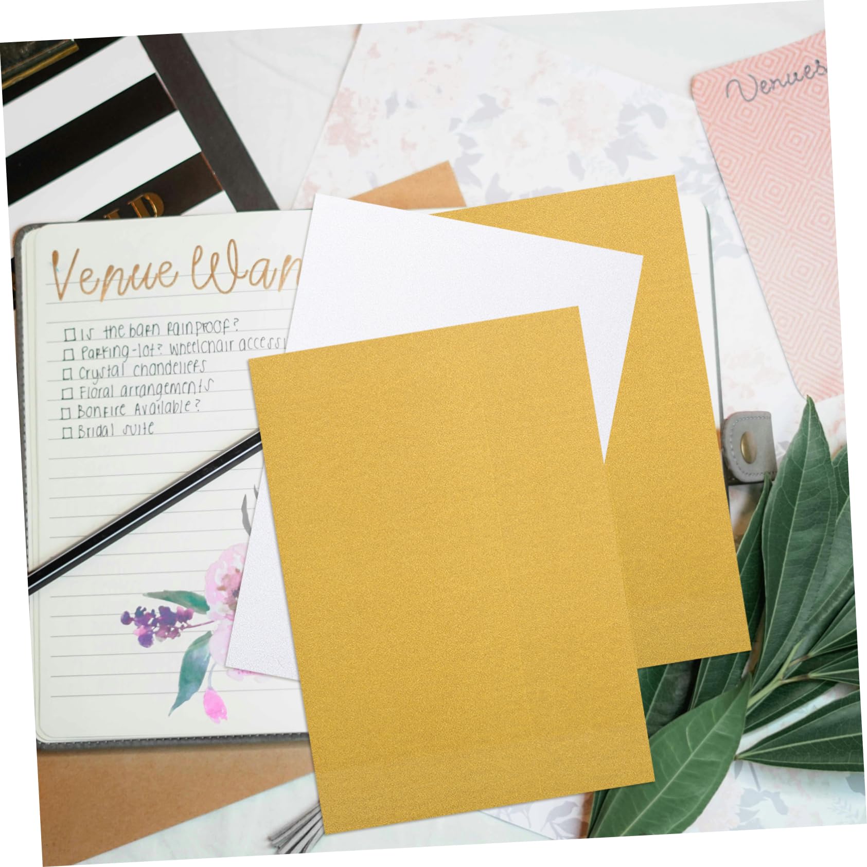 Cartulina Brillante A4 Plata, 10 Hojas, Papel para Bricolaje