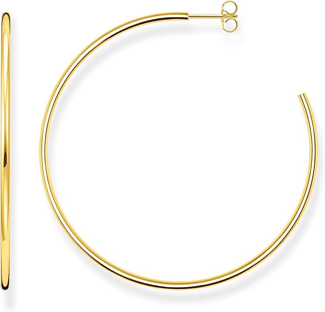 Thomas Sabo Women Silver Hoop Earrings CR647-413-39