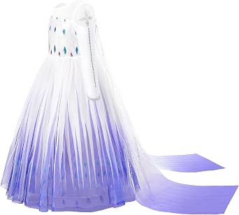 Aoiviss Girls Princess Costumes Snow Queen Princess Fancy Dress Up Clothes
